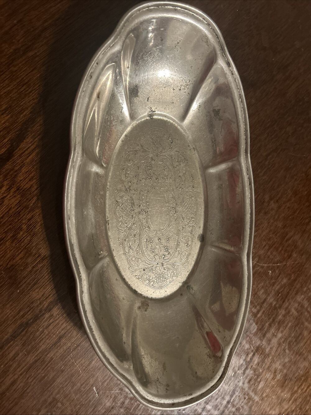 Vintage Modern Silver Serving Tray/Platter
